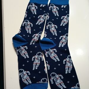 Unisex Out of this world Astronaut socks Size Youth -Adult